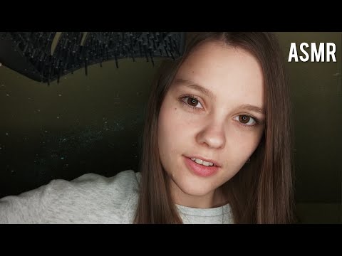 ASMR Hair Brushing & Scalp Massage (ROLEPLAY)