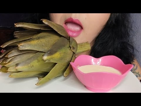 ASMR alcachofa, probando por primera vez
