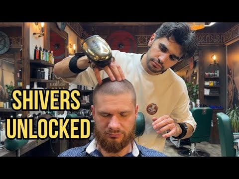 No Talking ASMR: Barber’s Magic Touch with Spring Tool