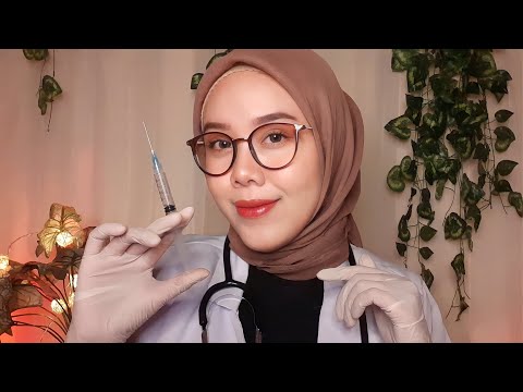 ASMR Doctor Treats Your Injuries - Kamu Pingsan di Sekolah | Eye Exam, Personal Attention