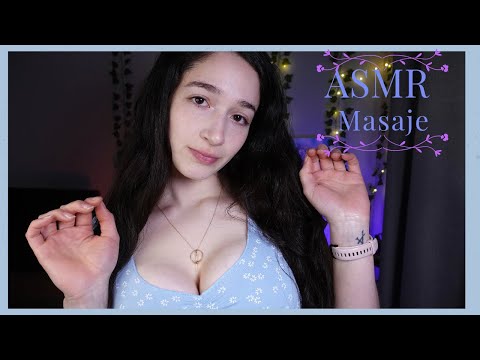 ASMR MASAJE RELAJANTE  PARA DORMIR (Sonidos de manos y crema)