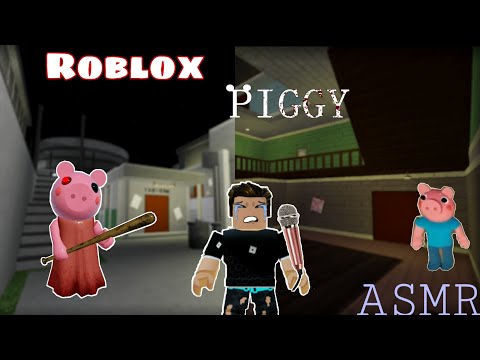 ASMR Playing ROBLOX Piggy!Chapter 1 & Chapter 11✨(Intense mouth sounds)