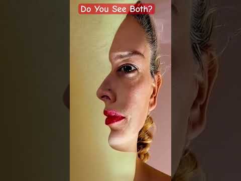 Optical Illusion : The Woman Who Looks Both Ways