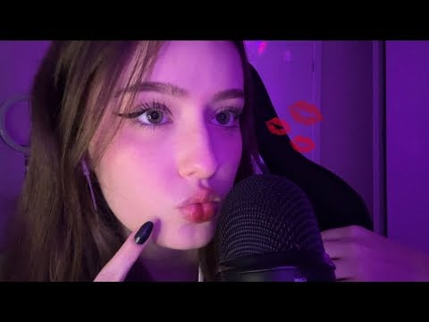 ASMR TE DANDO BEIJINHOS ATÉ VOCÊ DORMIR! 💋 (mic 100% sensível)