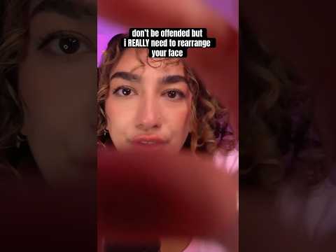 fixing your face asmr :) #asmr #asmrsounds