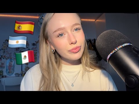 ASMR en español | whispered trigger words in spanish