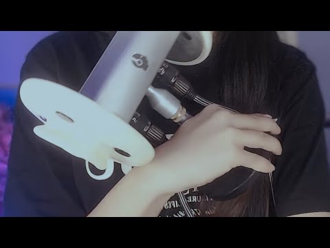 ASMR - Intense fast tongue fluttering ear to ear (no talking)