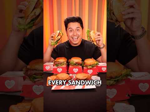 Ranking EVERY Chick-fil-A Sandwich | ASMR Mukbang