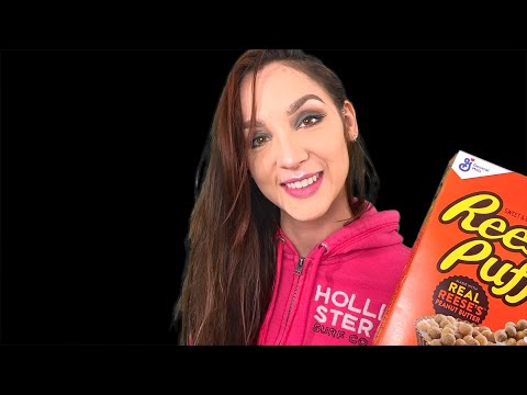 ASMR - My First Mukbang! - Eating Cereal (Crunchy Eating Sounds and Gentle Whispering)