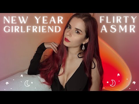 ASMR Roleplay - Celebrating New Year With Your Girlfriend (Personal Attention)