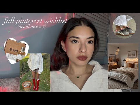asmr - fall wishlist (scrolling on pinterest/deinfluence me) 