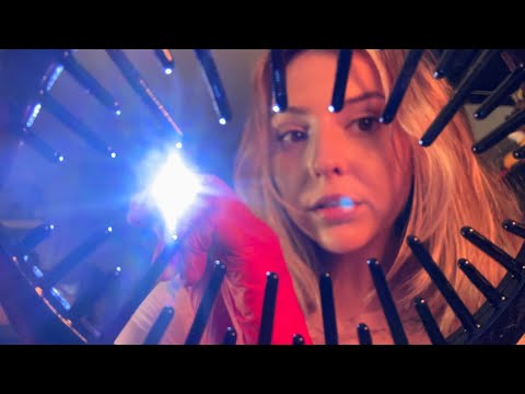 ASMR Comprehensive Concussion Test (lights, focus games, memory tests) 