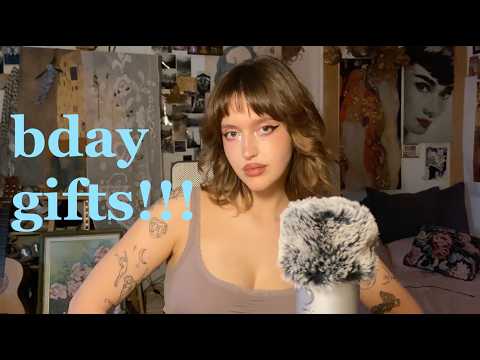 ASMR ITA 😴 regali di compleanno🎂🫶🏻