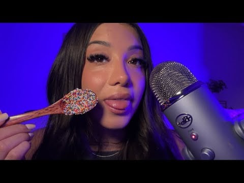 ASMR| Sweet Crunchy Mouth Sounds For People With A Sweet Tooth ☺️💤