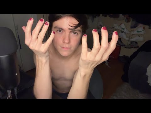 ASMR - Painting My Nails (a mess)