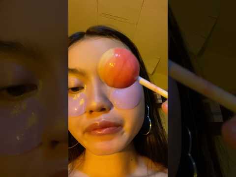 POV: WE’RE ON A VIDEOCALL ! #jinjiasmr #videocall #eatingsounds #licking sounds