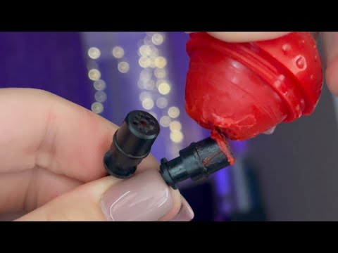 Asmr lipstick on microphone  💄