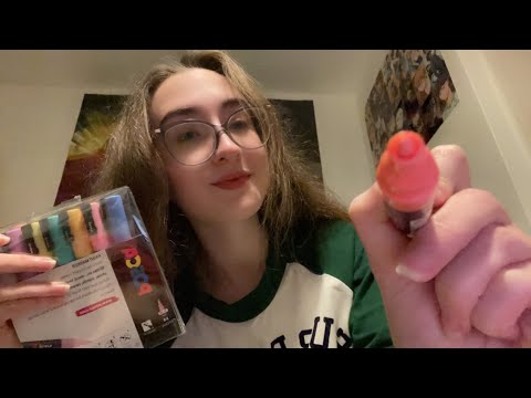 POV: You’re my canvas ASMR 🎨 | Personal Attention | Soft Spoken | Stationary Sounds