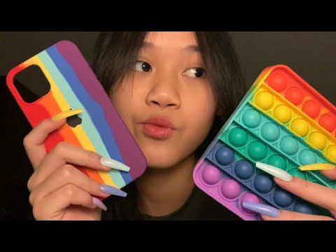 ASMR rainbow triggers 🌈 ( pride month! )