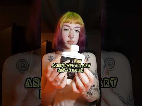 ASMR With Art Supplies