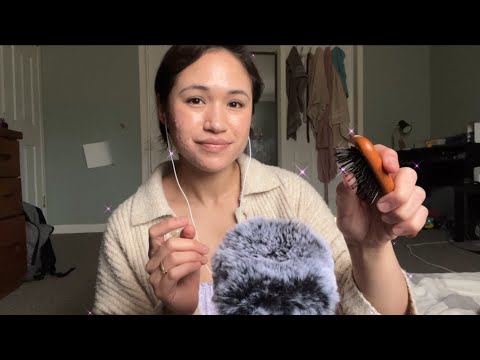 ASMR- Brush Sounds | Regular Speed