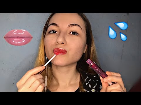 ASMR - SONS DE BOCA MOLHADOS!!! (com gloss)