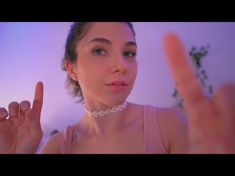 ASMR TOCANDO tu CARITA - Tapping y Plucking Muy RELAJANTE (Mouth Sounds *No talking*)  | Lonixy ASMR