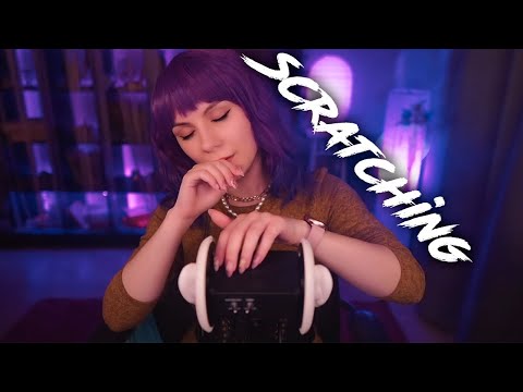 ASMR 3Dio Scratching 💎 No Talking, Brain Scratches, Metal Scratching