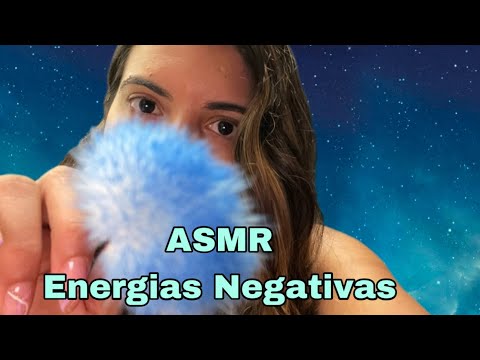 ASMR retirando suas Energias Negativas  #pincelnatela #sonsdeboca