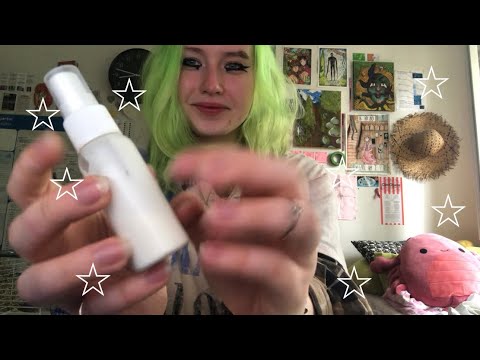 applying sunscreen on your face lofi asmr