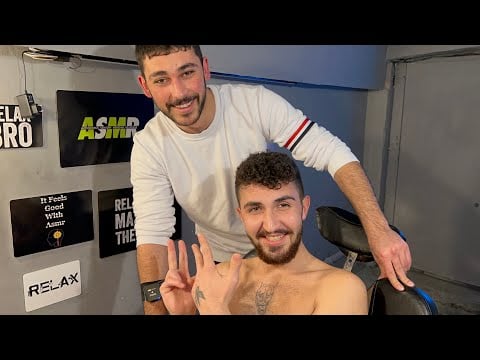 Super relaxing ASMR body massage and skin care for my friend