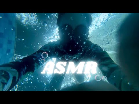 ASMR 🏊‍♀️CAMERA TAPPING in the WATER🤿 Short Fast & Aggressive, Lofi Outdoor