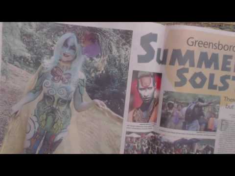 ASMR Whisper ~ Reading Newspaper Articles (Arts, Summer Solstice, etc.)