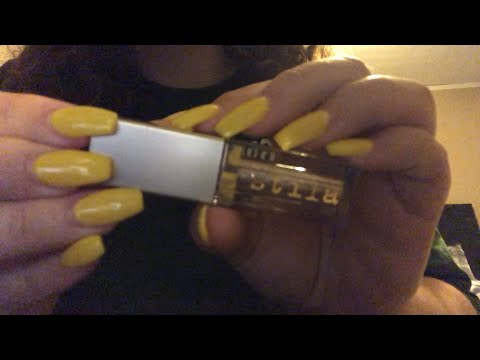 {asmr} fast tapping on random makeup items // no talking