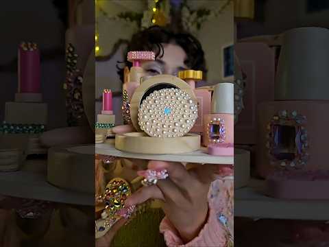 Wooden & Bedazzled Pampering 💞✨️ #woodentoys #asmrmakeup #asmrtingles