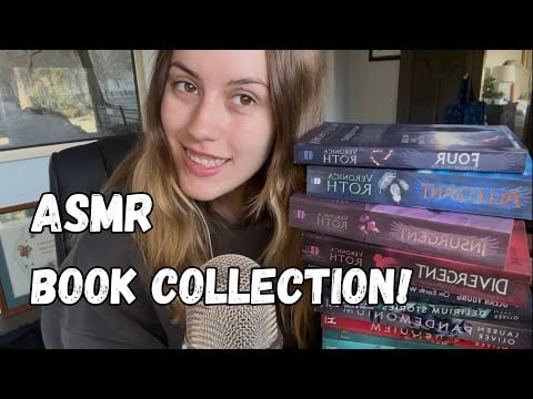 My Book Collection! ASMR (whispered, tapping, page turning) 