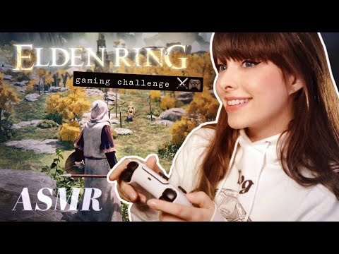 ASMR ⚔️ Elden Ring Whispered Gaming & Trigger Challenge! 🎮 Controller, Fabric & Page Turning Sounds