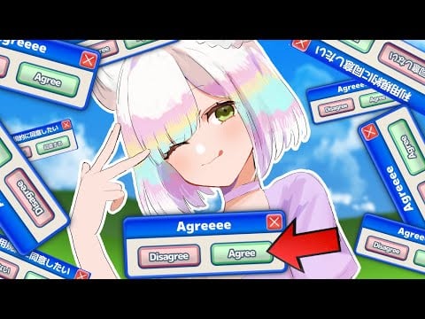【AGREEEEE】have you considered just hitting the button..... ❓😏 we ALL read T&C, right ⁉️😅【EN/日本語】