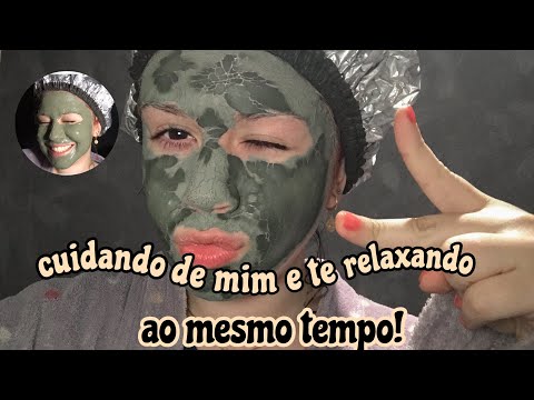 ASMR SPA DAY DA QUARENTENA/ sons de creme, sons de boca e tapping