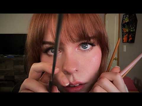 ASMR Fixing Your Middle Part, Perfecting It Over and Over Again (Anticipatory Trigger)