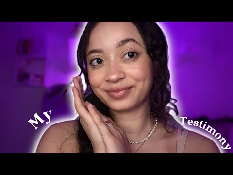ASMR- MY TESTIMONY VERY CLICKY