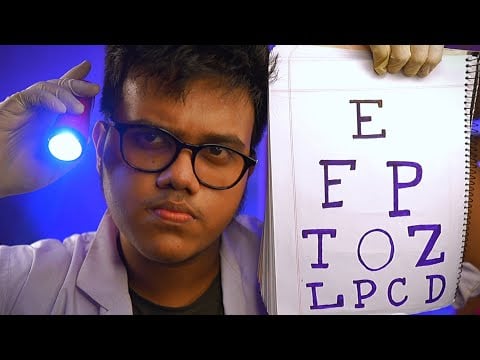 A Very Realistic ASMR Eye Exam (Role play) 👁️🩺