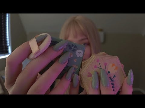 asmr doing your (wooden) makeup ✨ (layered sounds) #4 