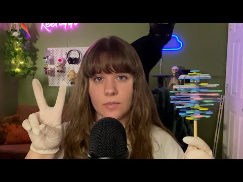 ASMR Fast Cranial Nerve Exam 👩‍⚕️ (with the office cat)