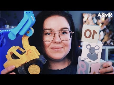 ASMR 🧩🚜Kan min sons leksaker ge dig tingles? ✨