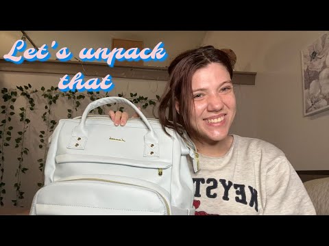 ASMR what's in my bag// over-explaining, fumbling, searching