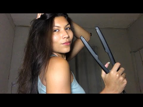 ASMR FAZENDO CHAPINHA NO MEU CABELO