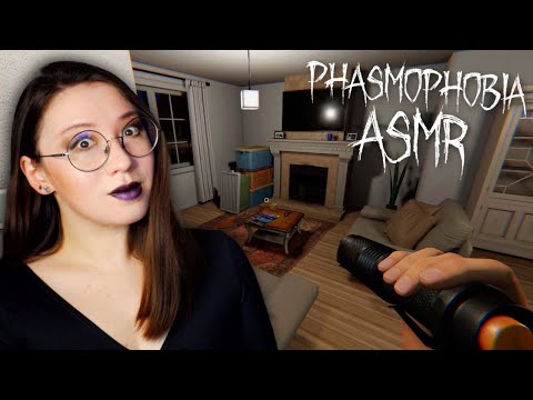 Spooky but Relaxing ASMR 👻 Soft Spoken Ghost Hunting in Phasmophobia! 😨