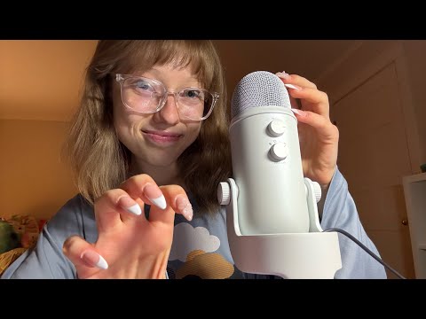 asmr || tingly mic scratching & nail tapping