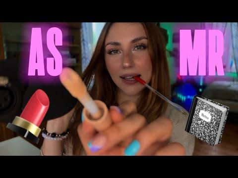 [ASMR PL] ROLEPLAY😴 koleżanka z ławki robi ci makijaż 💄 ❤️ (szept, osobista uwaga)